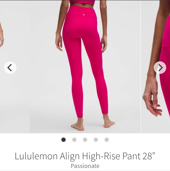 lululemon athletica Pants - Lululemon Align HR Pant 28" In Passionate NWT